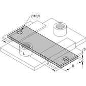 Gleitstreifen PA 6.6 155X50X5